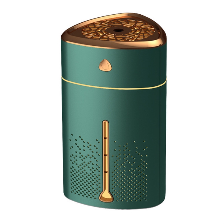CRELVCOE 1000ML Air Humidifier 7 Color LED Light Aromatherapy Fragrance Essential Oil Diffuser USB Aroma Mist MakerGreen