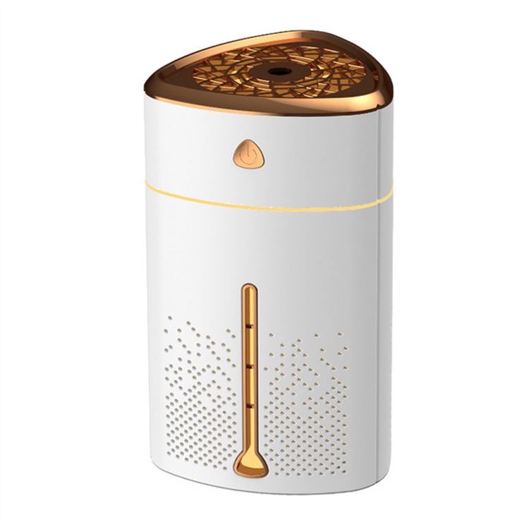 CRELVCOE 1000ML Air Humidifier 7 Color LED Light Aromatherapy Fragrance Essential Oil Diffuser USB Aroma Mist MakerWhite