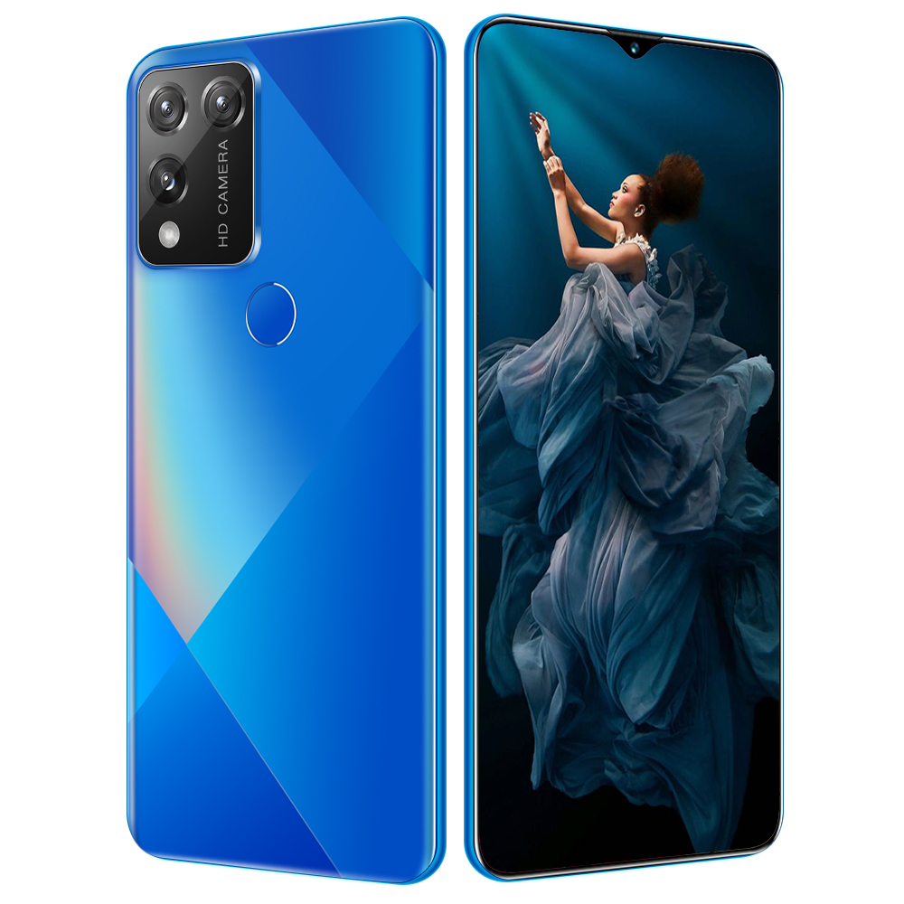 S30 Smartphone 7.0Inch Full screen 12GB RAM+512GB ROM Dual Sim Dual Standby Face Recognition Mobile PhoneBlue